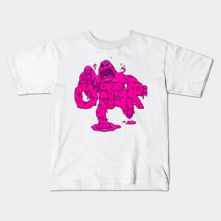 Only The Real Slime Pink Apparel Kids T-Shirt